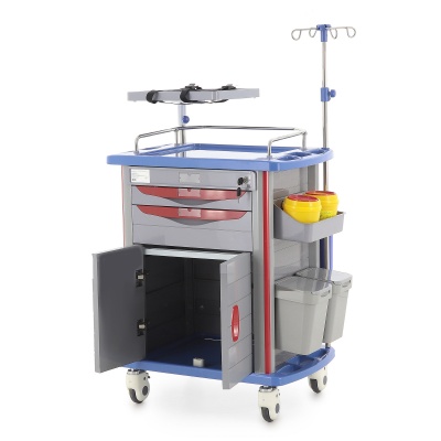 Столик реанимационный, анестезиологический ЕТ750-02 (ТМ-002АН-00) "Med-Mos" в магазине Склад Медтехники